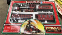 SANTA FE EXPRESS CHRISTMAS TRAIN SET IN OG BOX