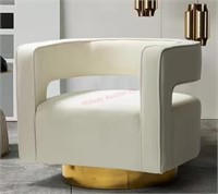 Blanca swivel barrel chair