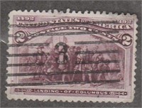 1892 Columbian Exposition US 2c Postage Stamp