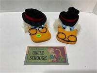 DuckTales, uncle Scrooge slippers and storybook