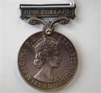 New Zealand army long service & good conduct medal