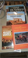 Construction Equipment Books - lot of 5