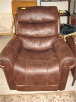 Brown Electric Lift  Recliner W/ Remote-Works