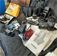 Lot of Cameras and Assessories
