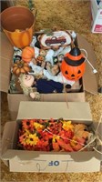 Fall decor- variety - 2 boxes - lot of