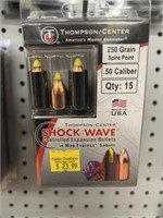 2 PACKS THOMPSON/CENTER .50CAL BULLETS