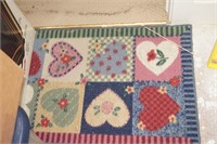 Rug with Hearts