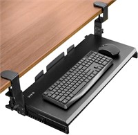 $85 Adjustable Under Desk Keyboard Tray Black