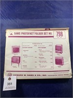 Vintage Sams Photofact Folder No 798 Console TVs