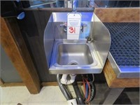 12" SS WALL MOUNTED HAND SINK