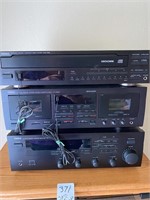 Yamaha Receiver, Stereo Cassette & CD Players