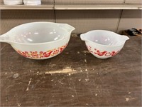 VINTAGE PYREX-SMALL ONE HAS CHIP
