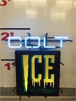 Colt Ice Malt Liquor Neon