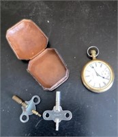 Pocket watch and watch keys