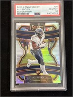 2019 Select A.J. Brown Rookie Silver Prizm PSA 10