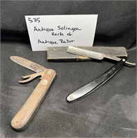 Antique Solingen Knife/ Razor