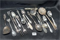 Vtg Mixed Collectable Silverware