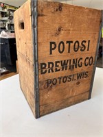 Potosi Brewing Co Picnic Wooden Beer Box