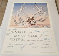 VTG SANTA FE CHAMBER MUSIC POSTER FESTIVAL 1975