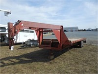 1997 Parker Gooseneck Equipment T/A Trailer