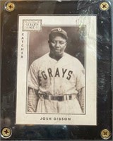 Rare Josh Gibson Golden Age Card in Display
