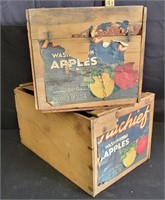 Vtg Mischief Washington Apples Produce Crate