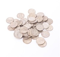 Coin 50 Very High Quality Mercury Dimes - Silver