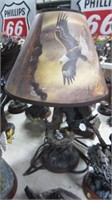 EAGLE FIGURINE  LAMP