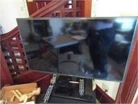 SAMSUNG 42" TV AND STAND WITH SONY DVD - DOESN'T