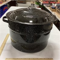 Enamel Pot w/ Lid