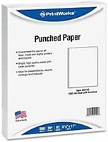 PrintWorks 44-Hole Pre-Punched Paper  500 Sheets