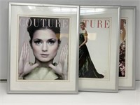 Framed Magazine Cover Prints 1959, 61 and 62