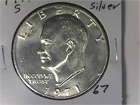 1971-S 40 % Silver Ike Dollar