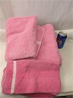 2 Towels and 3 Wash Clothes