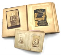 Antique Photo Album, Studio Cardstock Photos