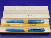 Parker Arrow Pardners Pen/Pencil Set w/Box
