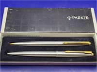 Parker Ballpoint Pen & Pencil Set w/Box