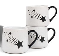 3 Pcs.Star pattern mugs