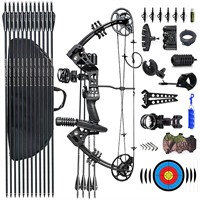 PANDARUS Compound Bow Set 15-45lbs for Pull Beginn