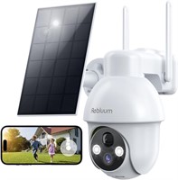 Rebluum 2K Solar Security Camera x2