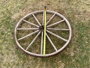 Wooden Decor - Wagon Wheel