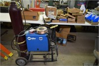 Miller Wire Welder on Cart w/ Supplies