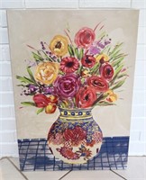 20x28 Decorative Floral Cavas Art - Ck Pics, one