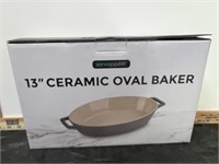 Servappetit 13 " Ceramic Oval Baker