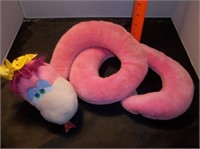 1983 Am. Greetings Pink Rattle Snake Amtoy