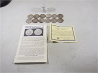 Morgan Silver Dollar 12 Coin Set 1879-1890