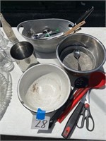 Utensils, flatware, granite, etc