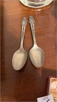 Betty Lou, silver plated spoons