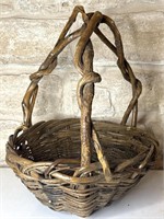Woven Wood Basket 17” x 21”