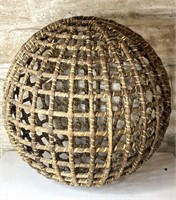 Large Ball Woven Basket 23.5” x 22”